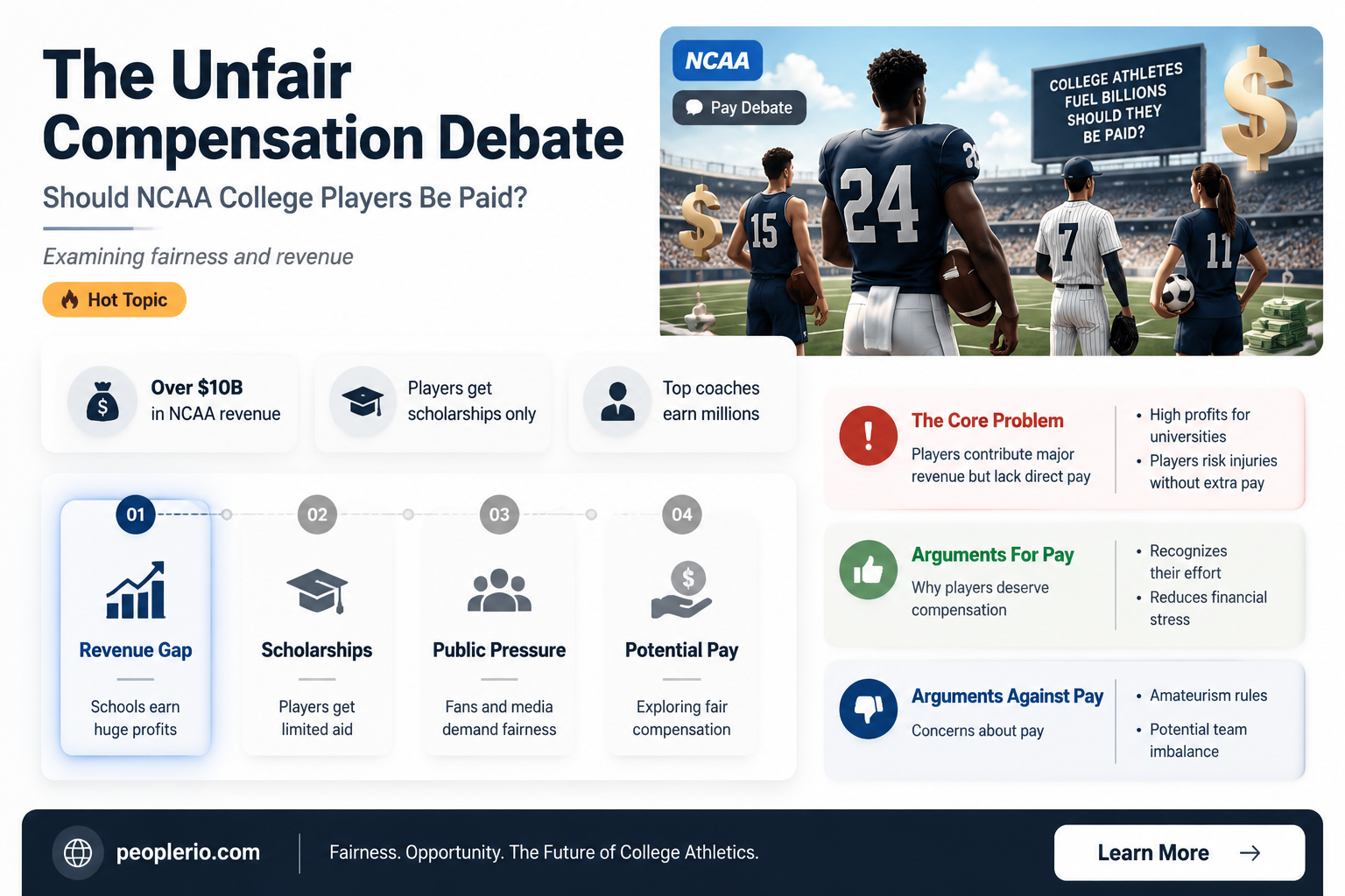 does paying ncaa college players being unfair compensation