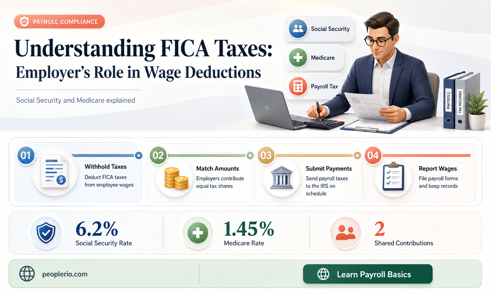 can employer take fica taxes on employee gross wages