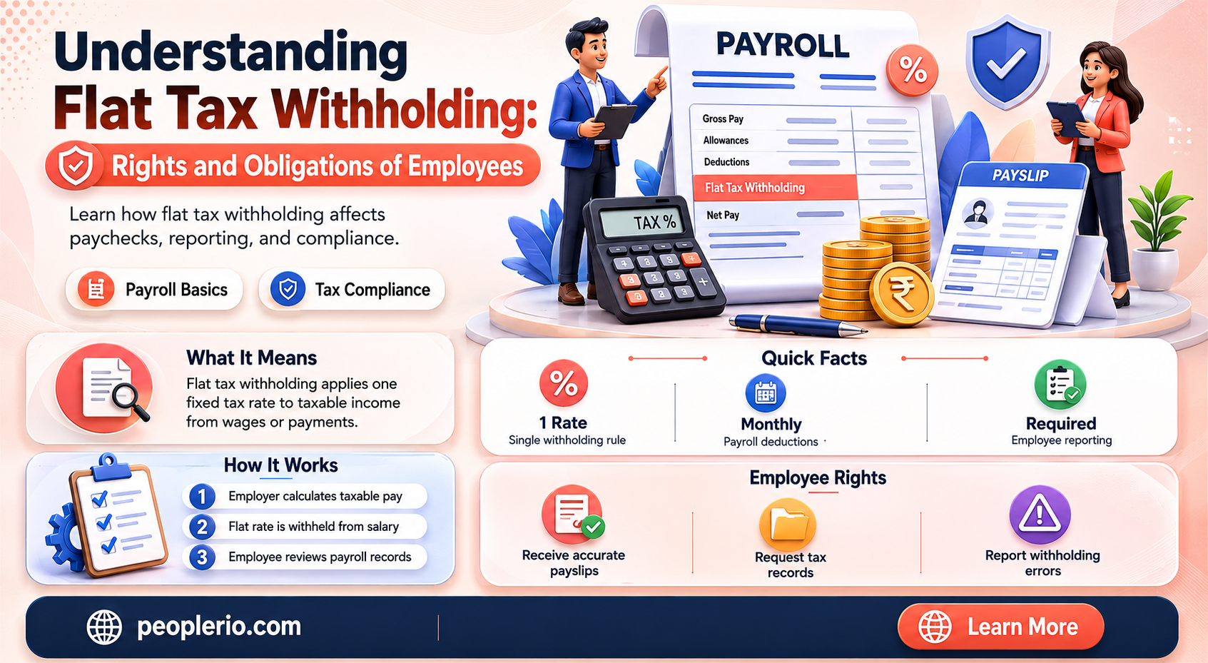 can an employee withhold a flat tax