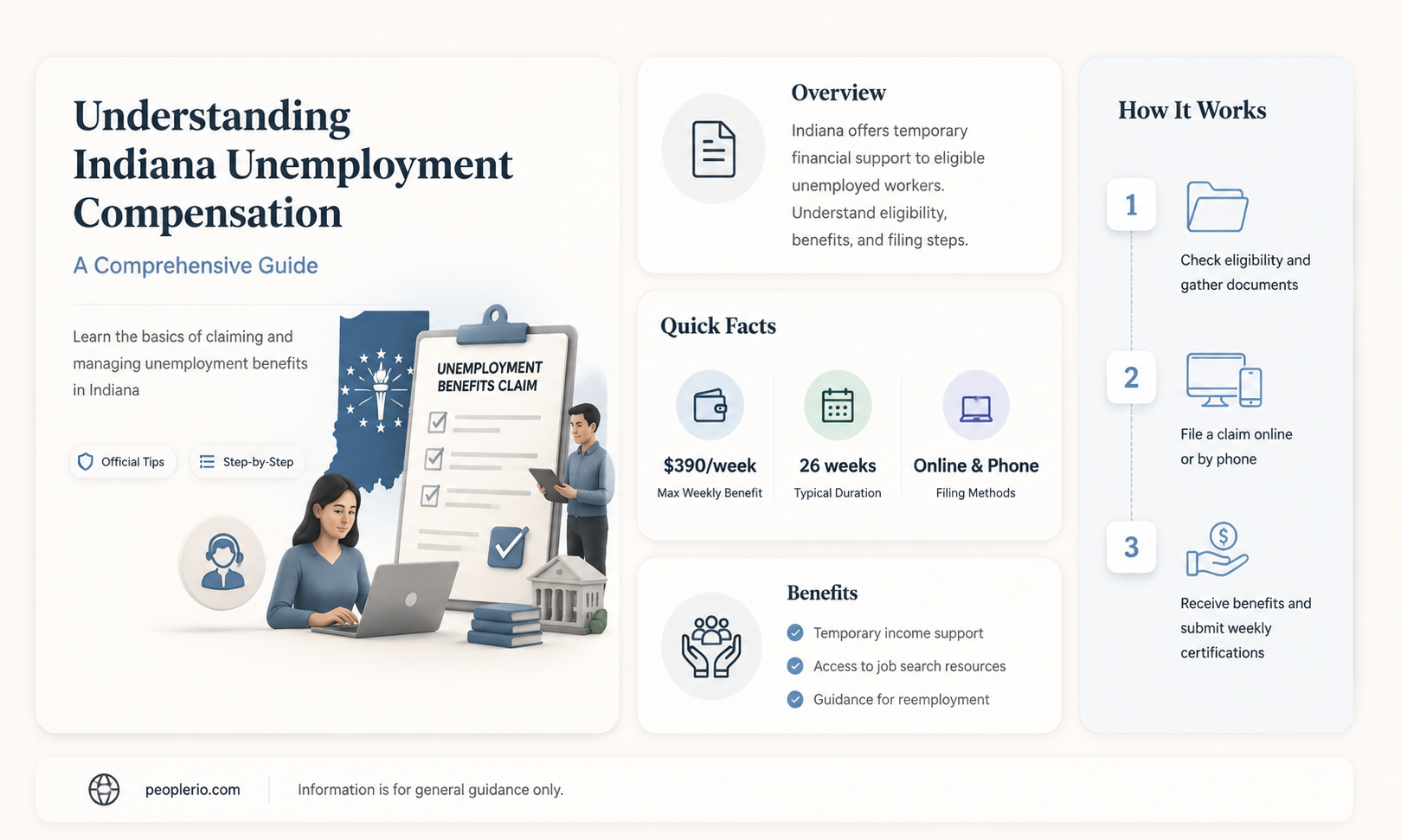 how much is indiana unemployment compensation