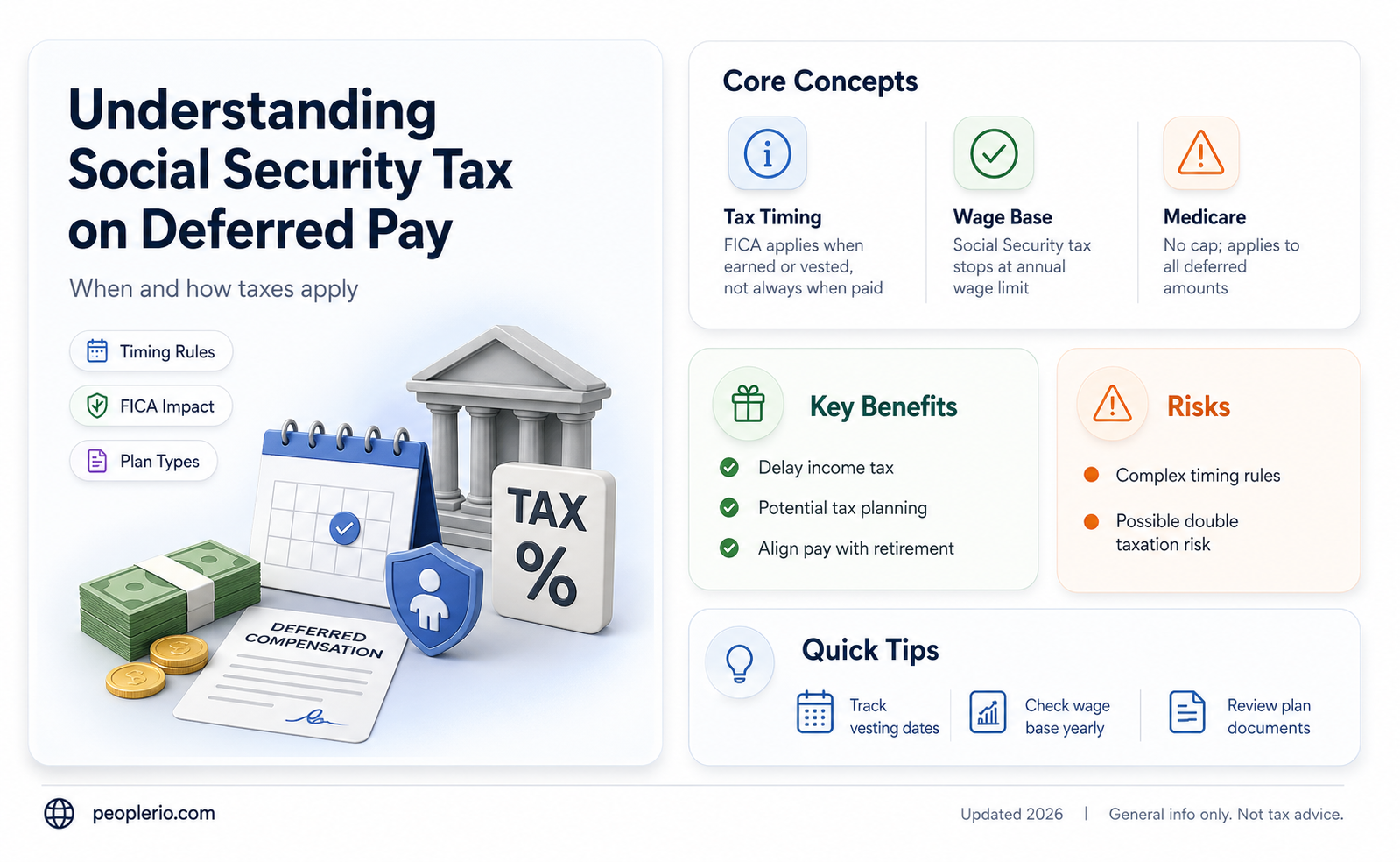 do you pay social security tax on deferred compensation