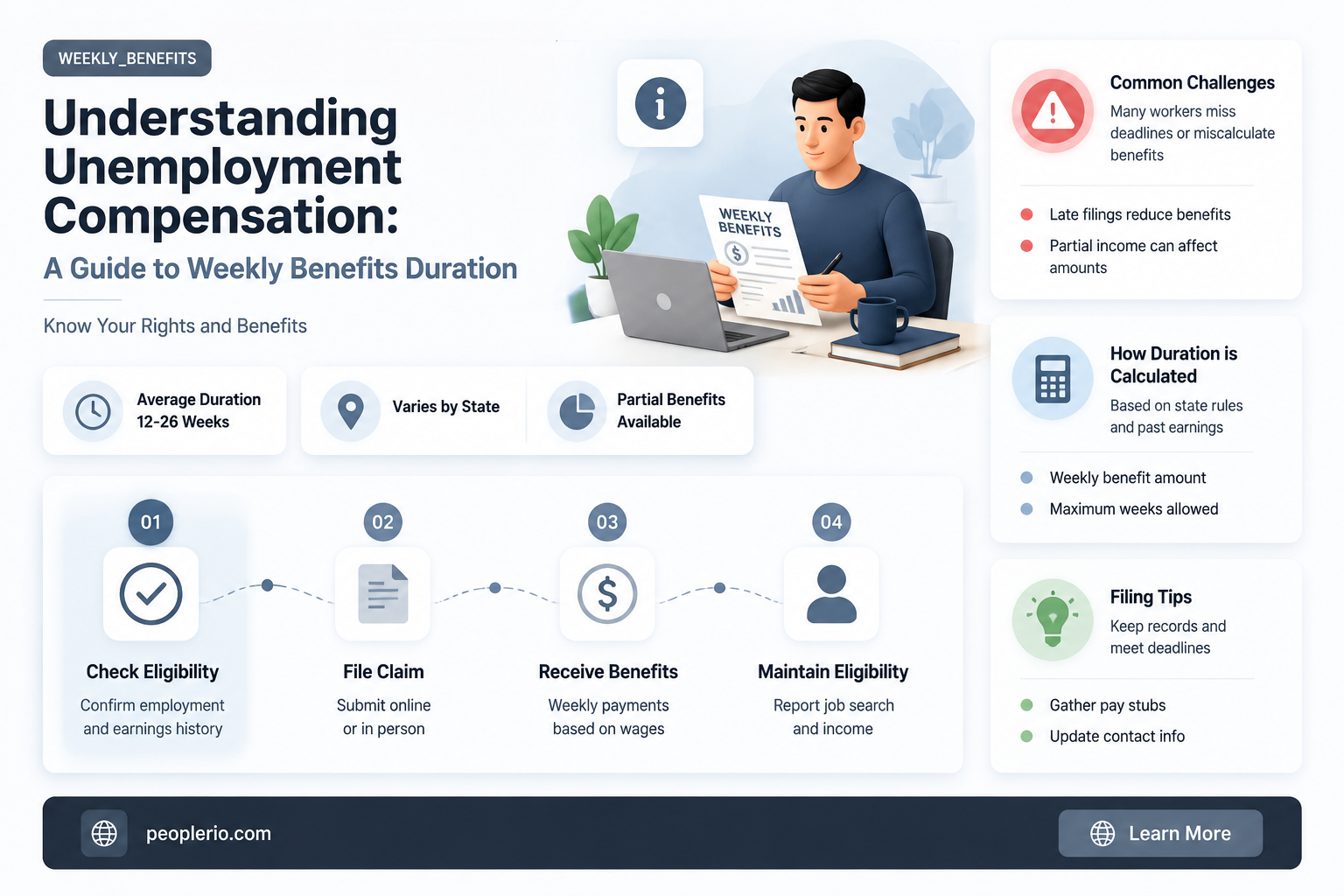 how many weeks can an employee receive unemployment compensation