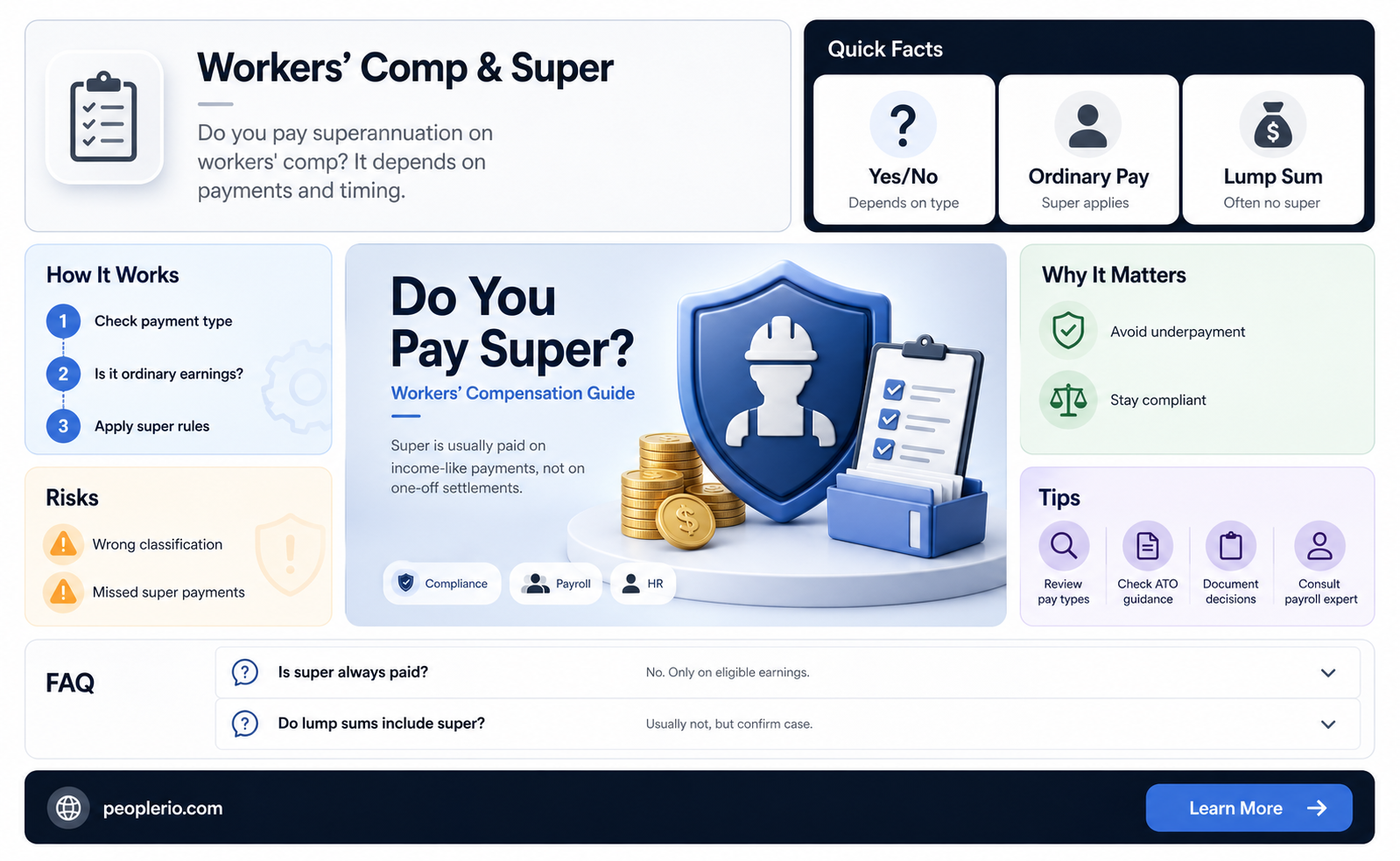 do you pay super on workers compensation