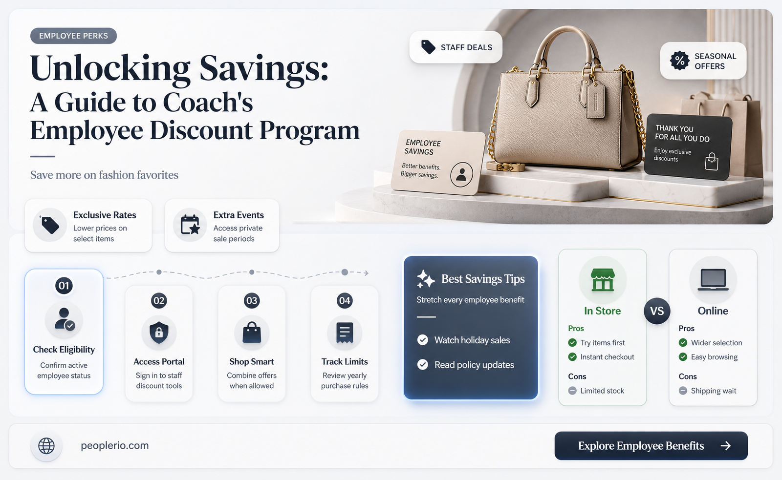 what is coach employee discount