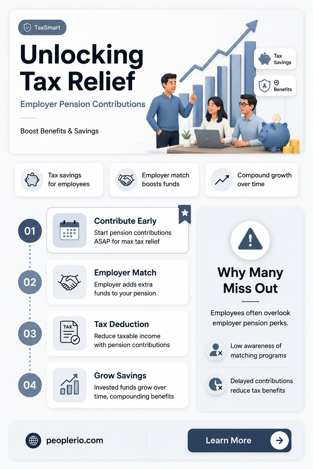 can an employee claim tax relief on employer pension contributions