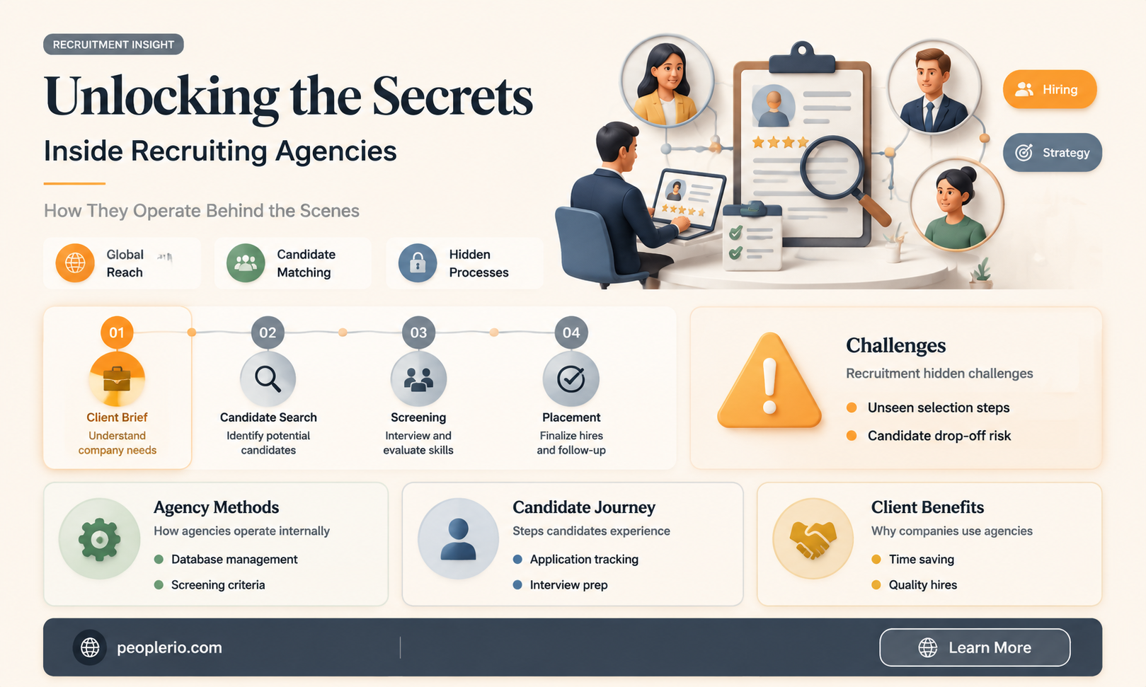how do recruiting agencies owrk