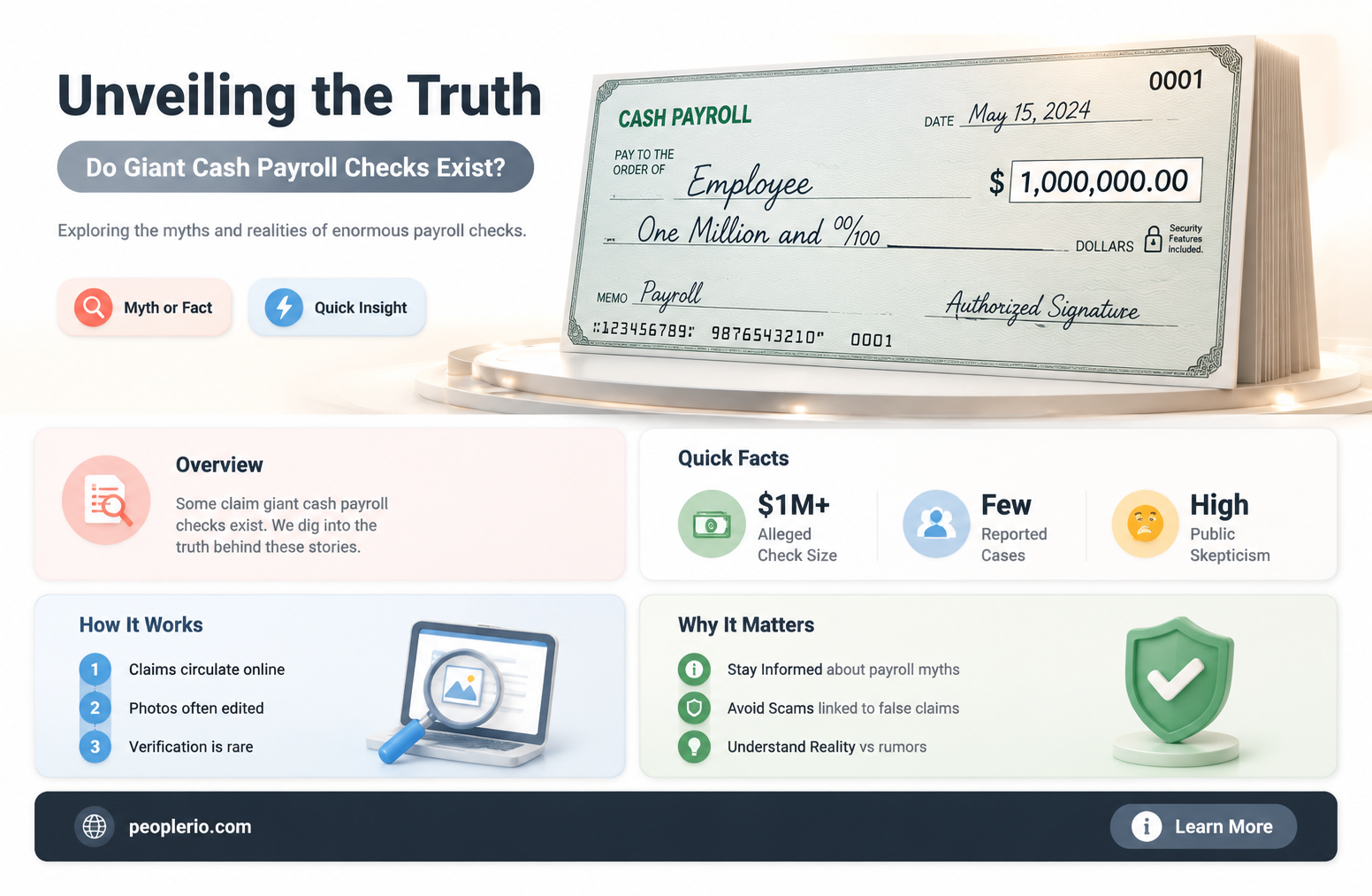 does giant cash payroll checks