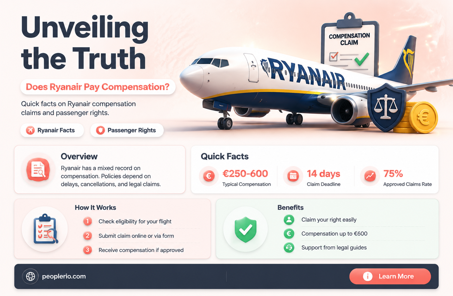 does ryanair pay compensation