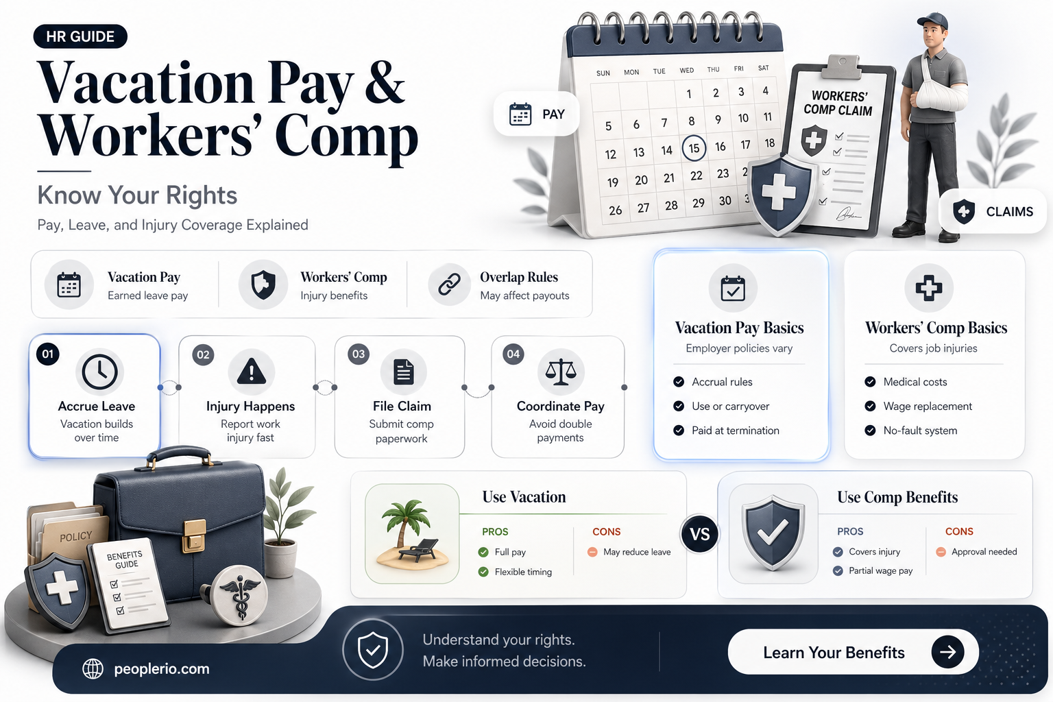 do you include vacation pay in workers compensation