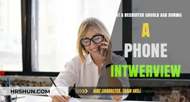 Essential Phone Interview Questions Recruiters Should Ask Candidates