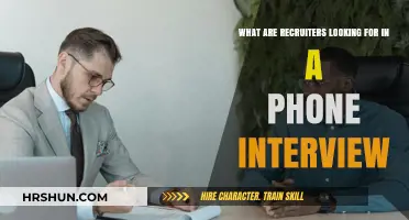Unlocking Success: Key Traits Recruiters Seek in Phone Interviews