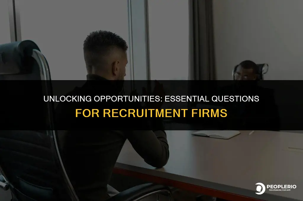 what ask to a recruitment firms