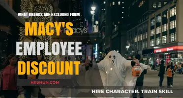 Macy's Employee Discount: Which Brands Are Off-Limits?