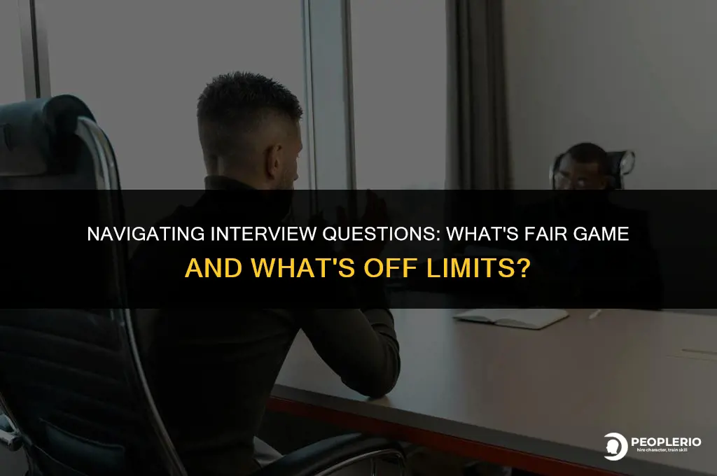 what can a recruiter ask and not ask