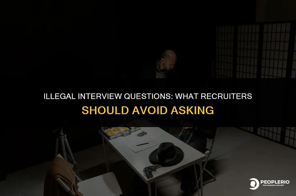 what can a recruiter not ask in an interview