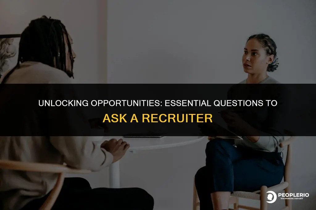 what can i ask a recruiter to find me