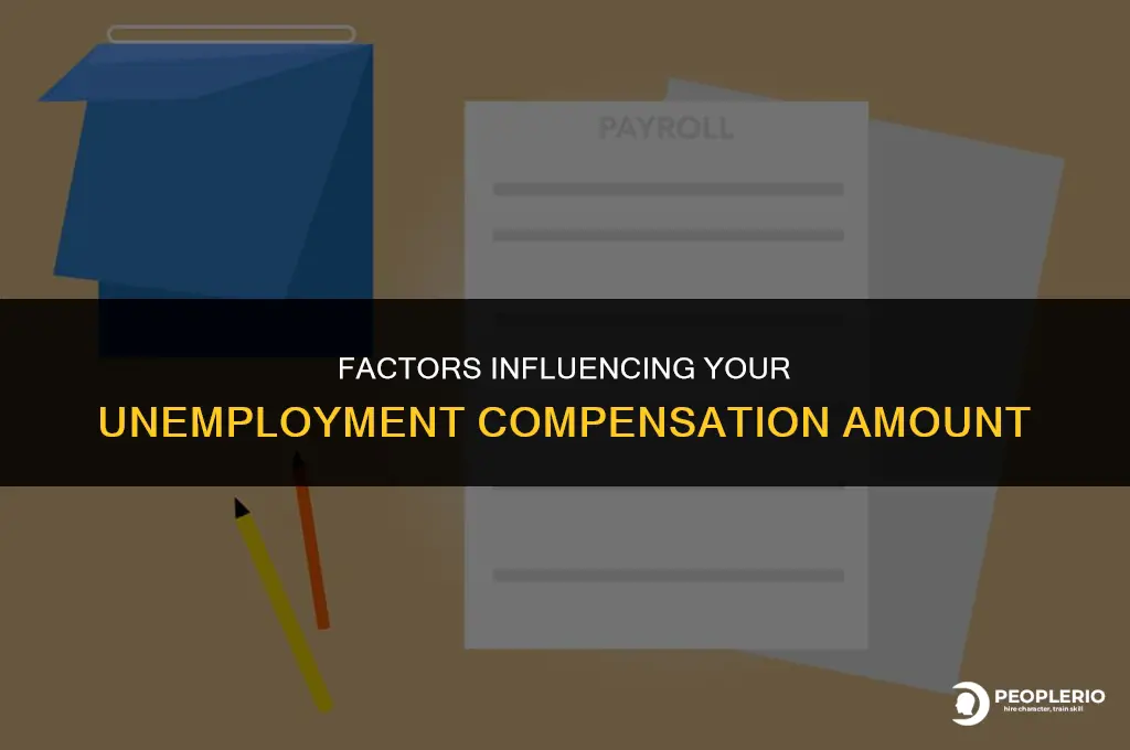 what determines how much unemployment compensation you receive