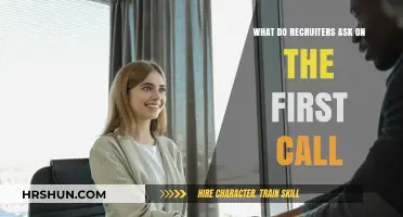 Decoding the Recruiter's Mind: What to Expect on the First Call