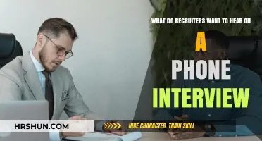 Ace Your Phone Interview: What Recruiters Really Want to Hear