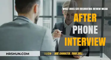 Decoding Citi Recruiting Reviews Post-Phone Interview