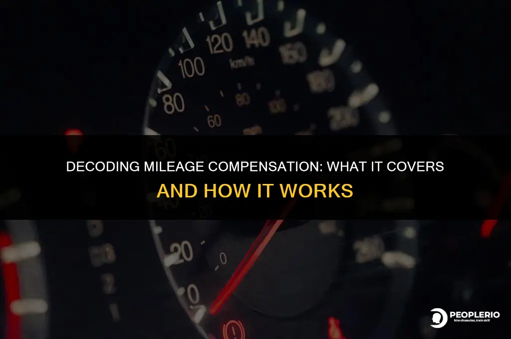what does mileage compensation pay for