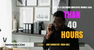 Exploring the Implications of Salaried Employees Working Under 40 Hours