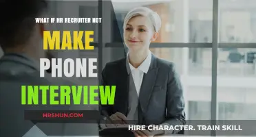 Missed Call: When HR Recruiters Skip Phone Interviews