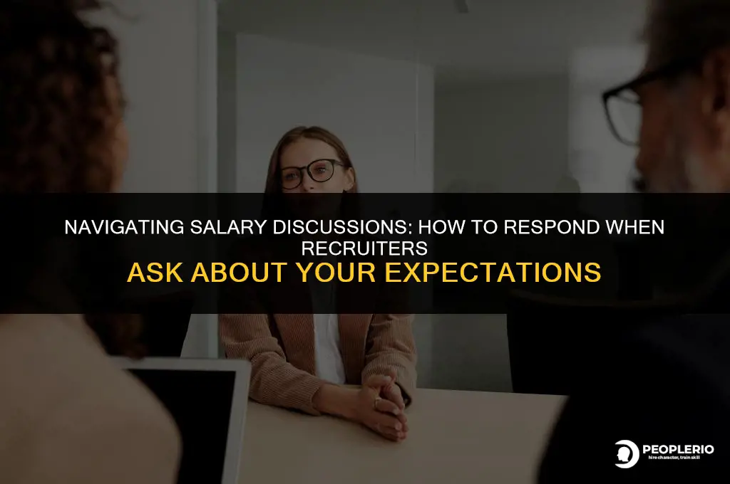 what if recruiter asks about salary expectations
