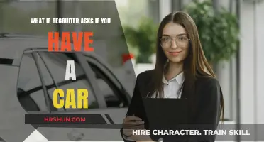 Navigating Recruiter Questions: Do You Really Need a Car for This Job?