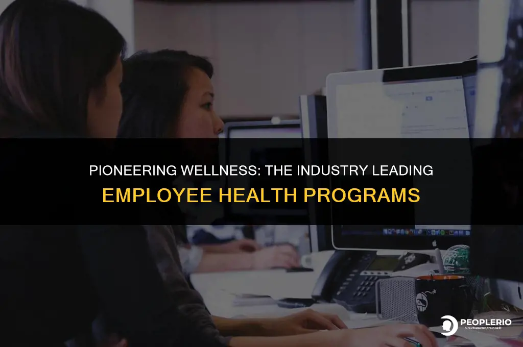 what industry led in the development of employee health programs