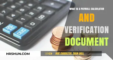 Understanding Payroll Calculators and Verification Documents: A Guide
