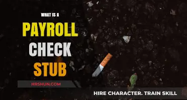 Understanding Your Pay: A Guide to Payroll Check Stubs