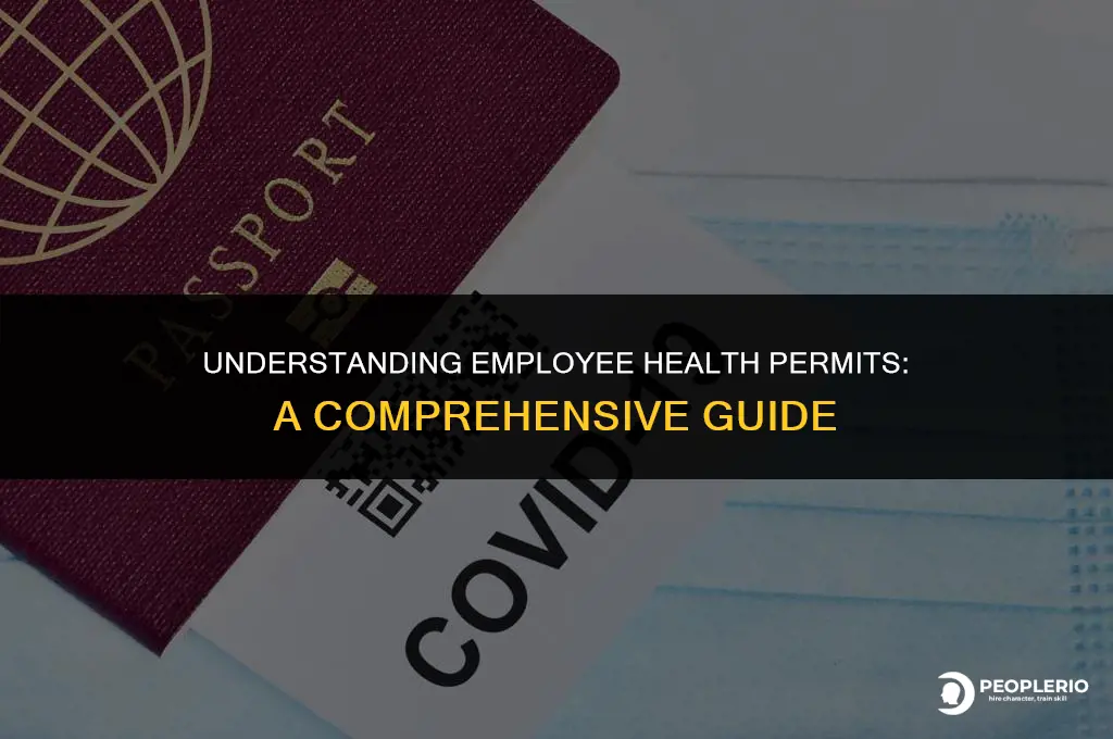 what is an employee health permit