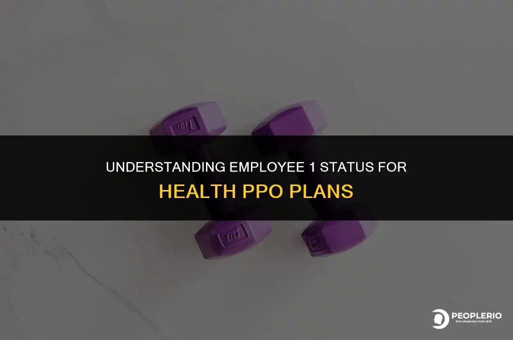 what is employee 1 for health ppo