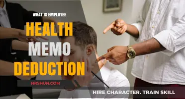 Understanding Employee Health Memo Deductions: A Comprehensive Guide
