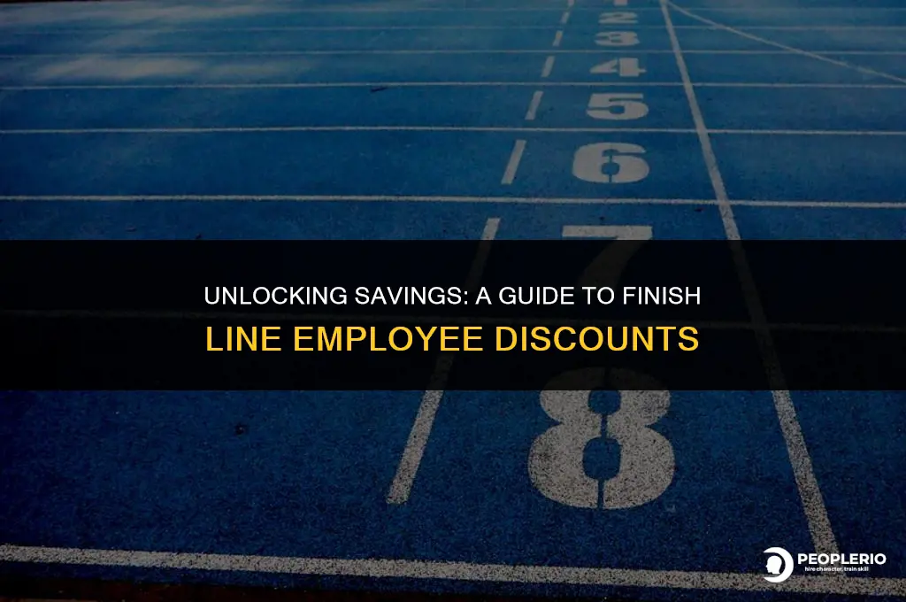 what is finish line employee discount
