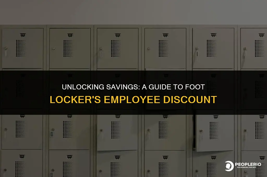 what is footlockers employee discount