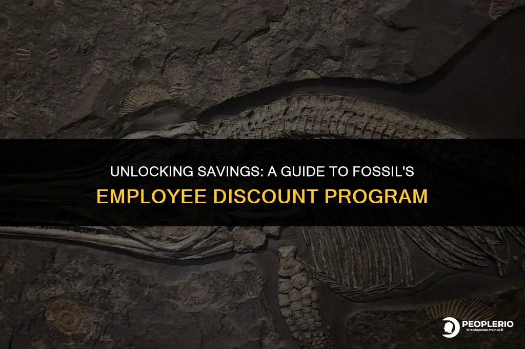 what is fossil employee discount