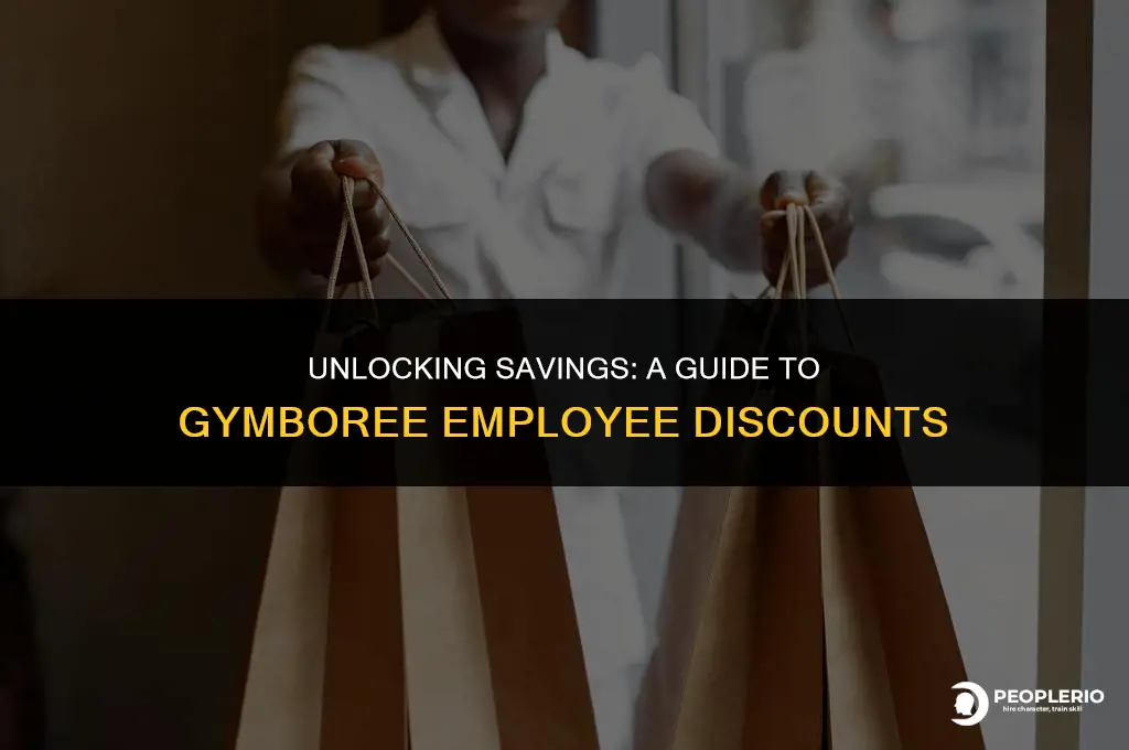 what is gymboree employee discount