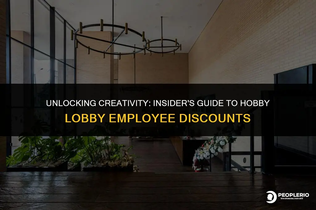 what is hobby lobby employee discount