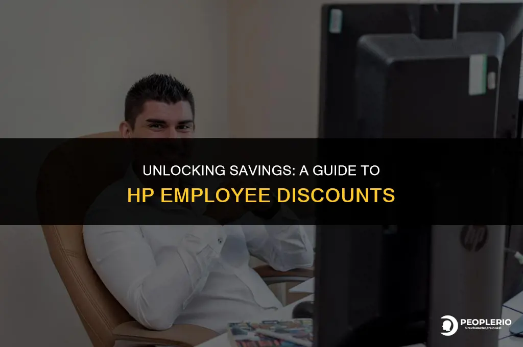 what is hp employee discount