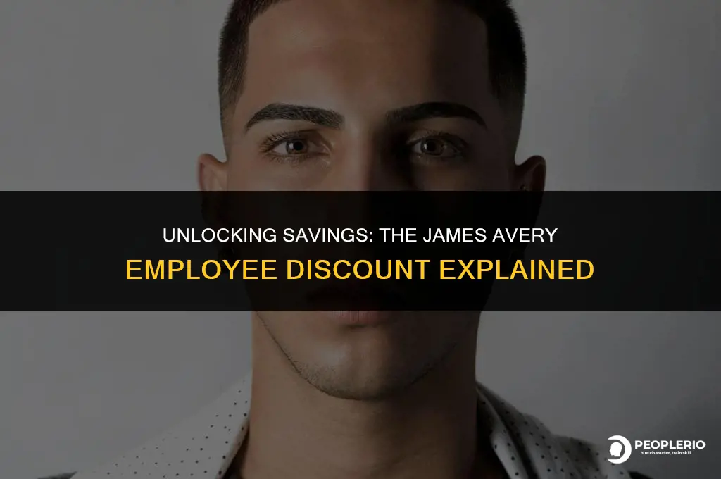 what is james avery employee discount