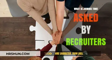 Decoding the Interview Process: What Recruiters Mean by 'Joining Time