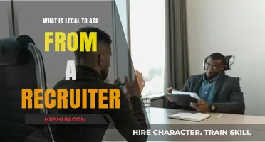 Navigating the Interview: What's Fair Game to Ask a Recruiter