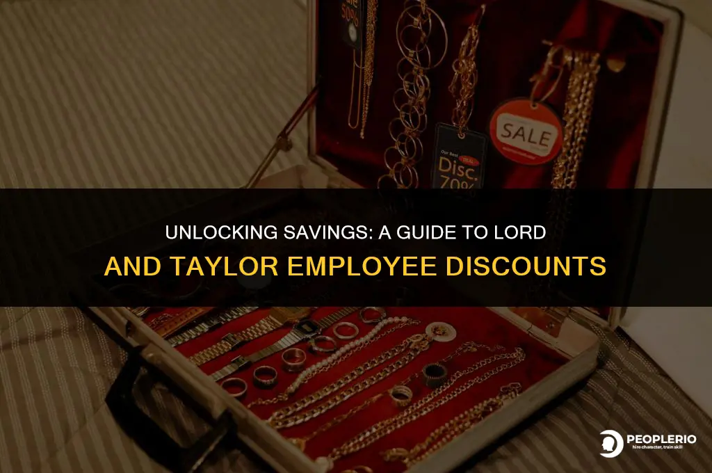 what is lord and taylor employee discount