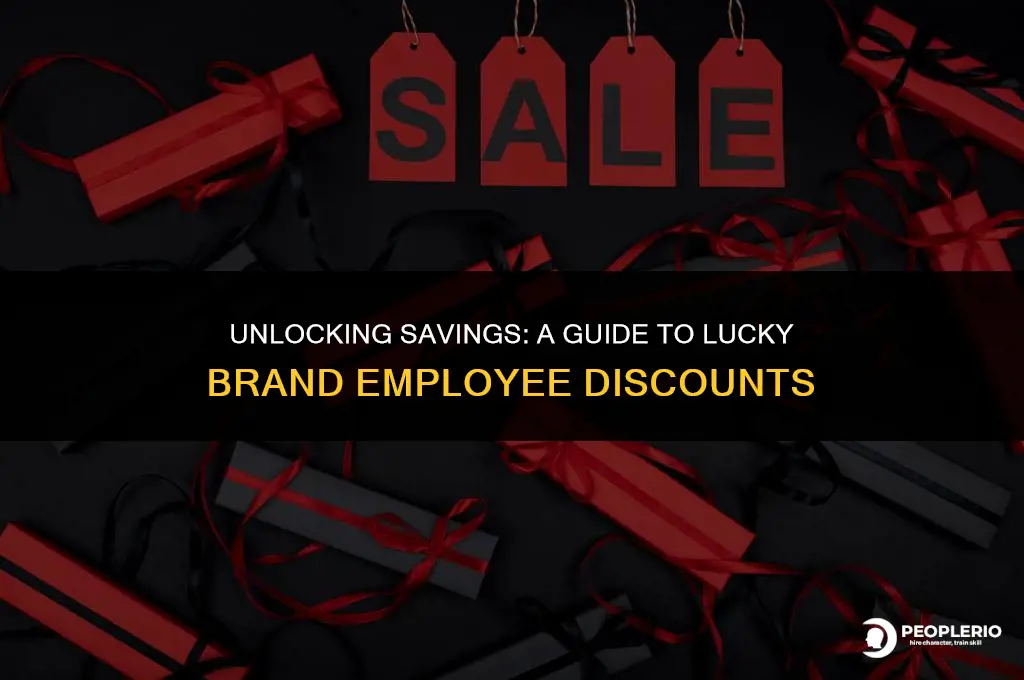 what is lucky brand employee discount