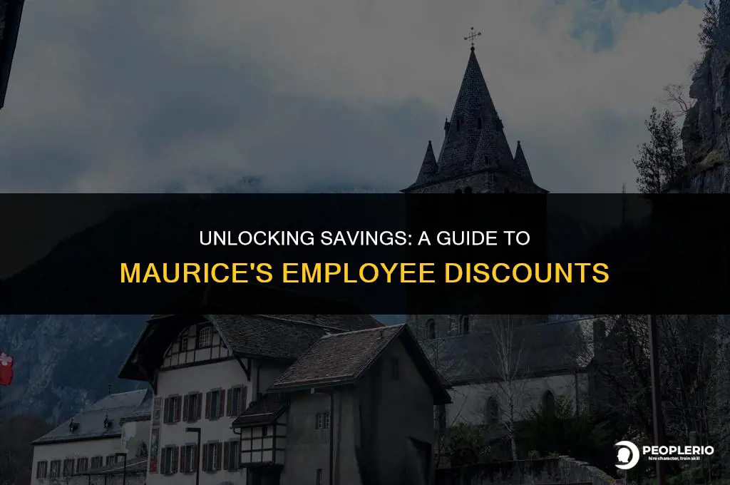 what is maurices employee discount