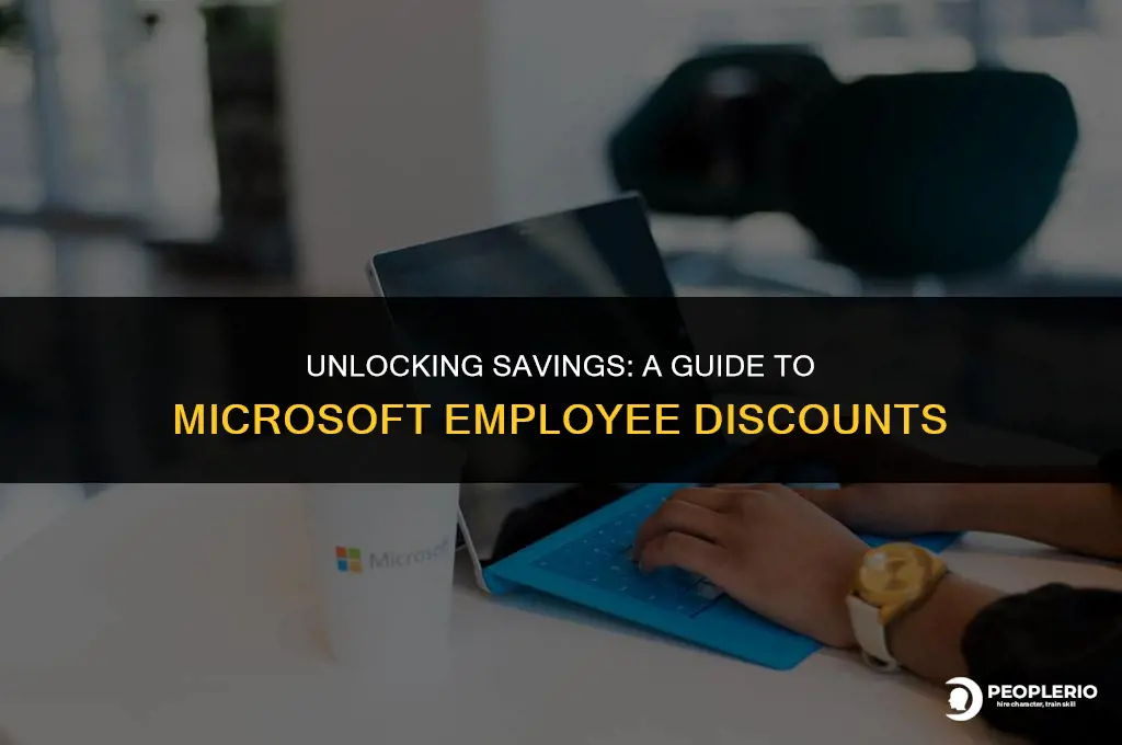 what is microsoft employee discount