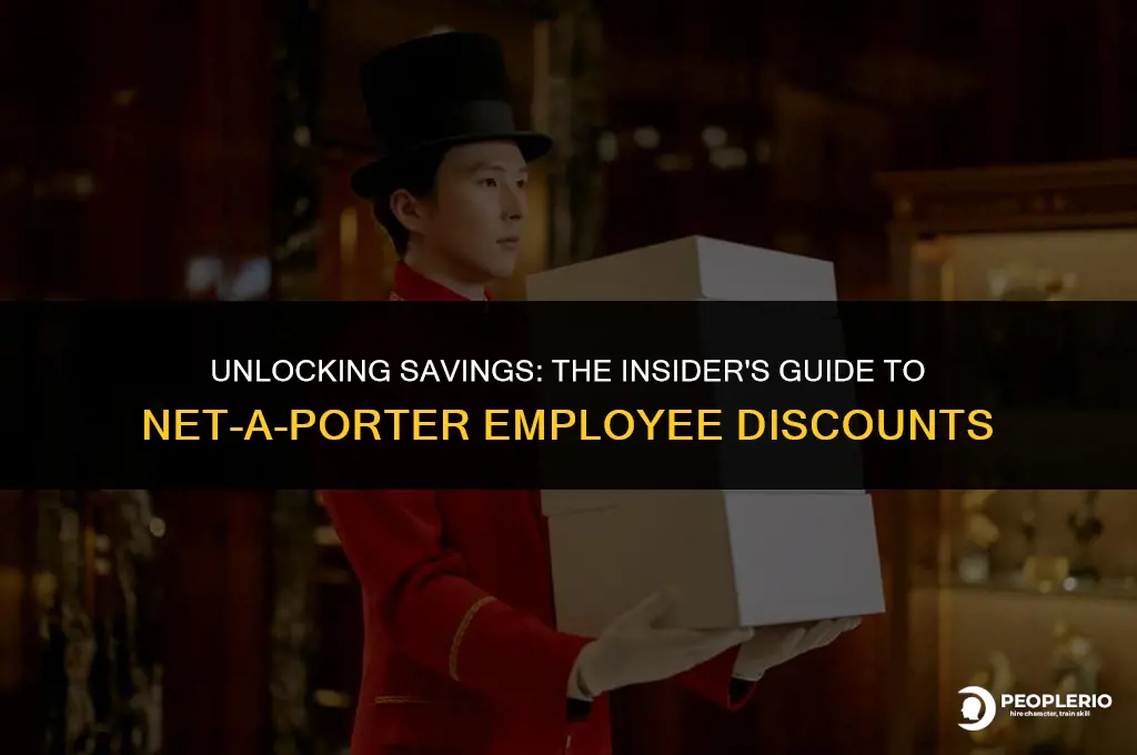 what is net a porter employee discount
