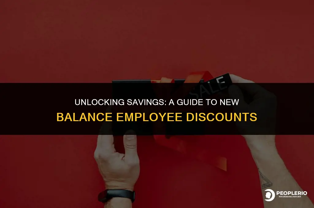 what is new balance employee discount